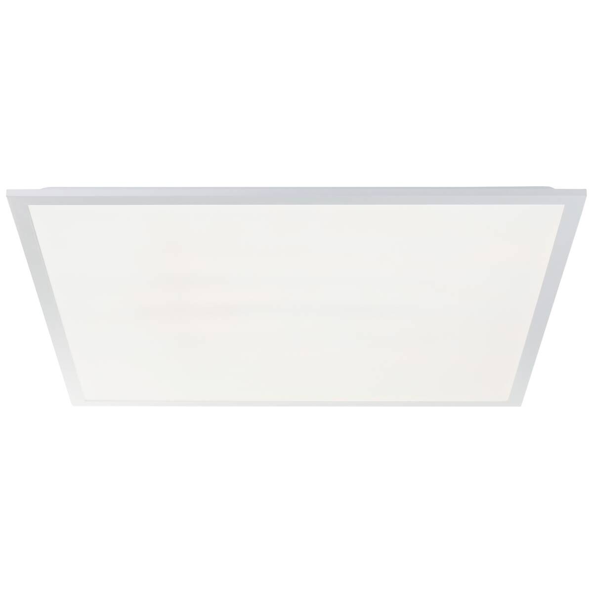 Brilliant LED-Deckenleuchte Briston weiß Metall Kunststoff B/H/L: ca. 63x7,5x63 cm
