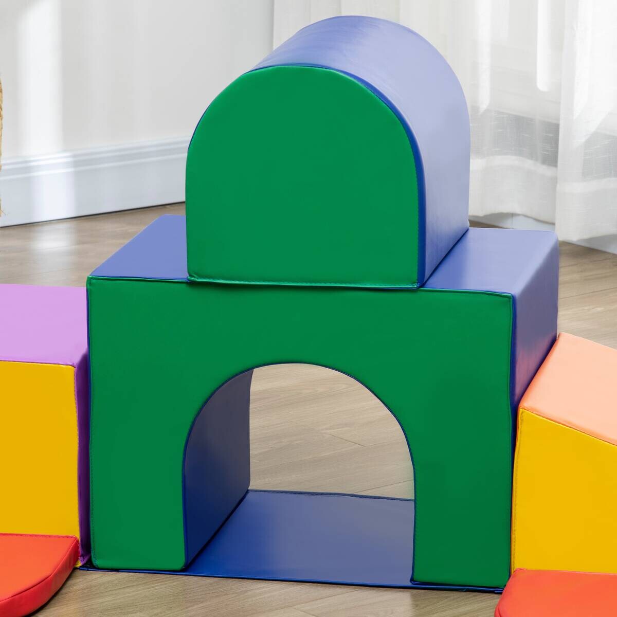 HOMCOM Bausteinset B/H/L: ca. 130x40x170 cm