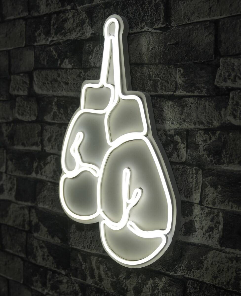 Opviq LED-Wandleuchte weiß PVC B/H/T/L: ca. 28x44x3x28 cm