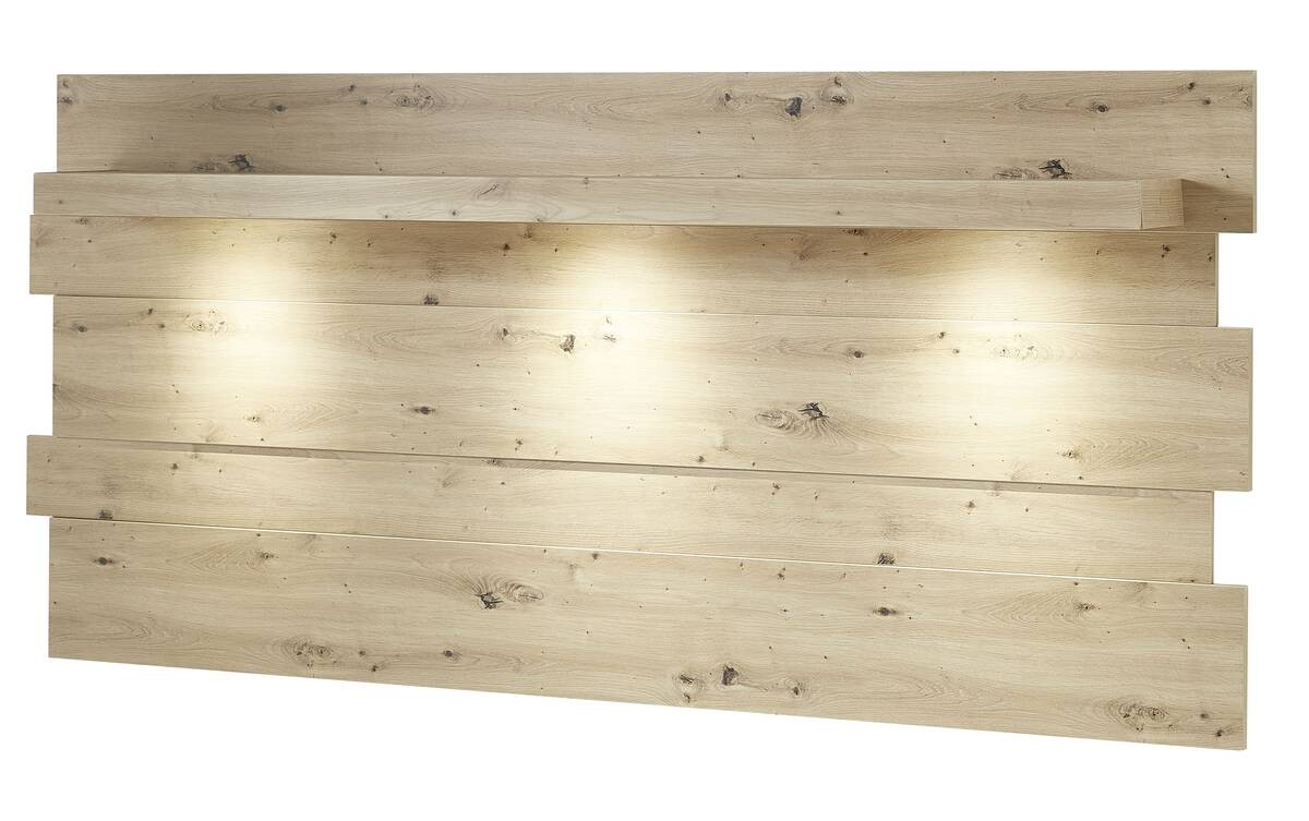 Wandpaneel Loft Two Eiche Artisan Nachbildung B/H/T: ca. 202x93x24 cm