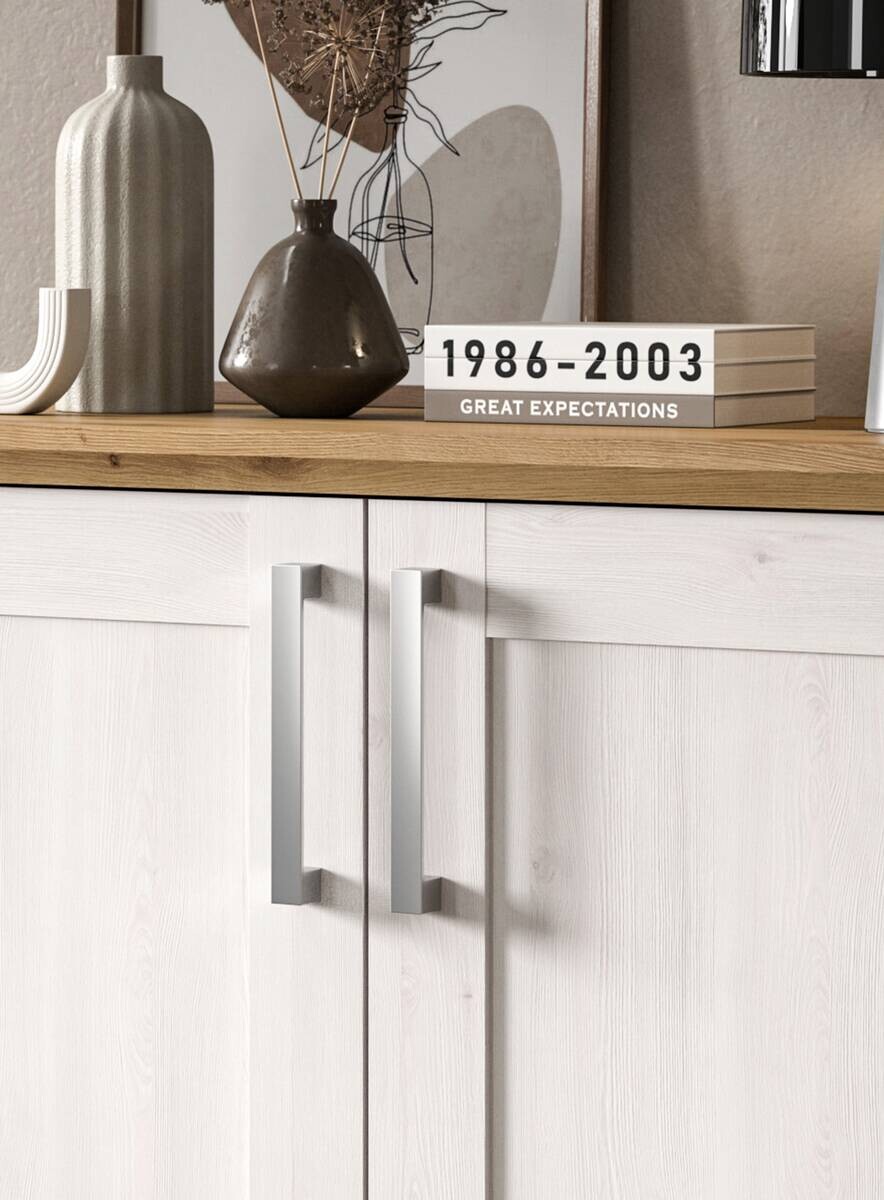 Kommode Verona Sibiu Lärche Nachbildung Eiche Artisan Nachbildung B/H/T: ca. 95x92x39 cm