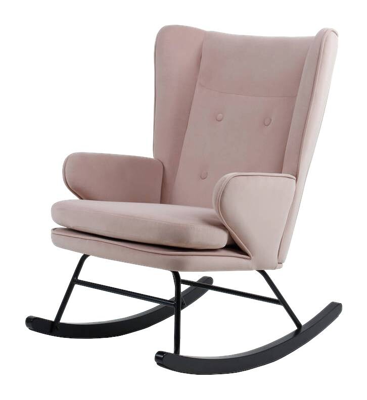 Schaukelstuhl Melorie 100 altrosa B/H/T: ca. 86x95x65 cm