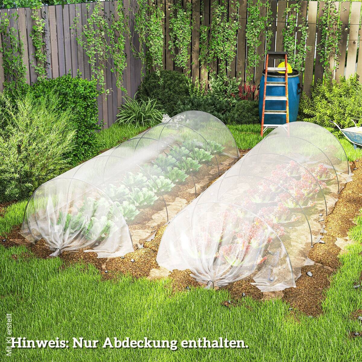 Outsunny Gewächshausfolie B/H/L: ca. 700x1x800 cm