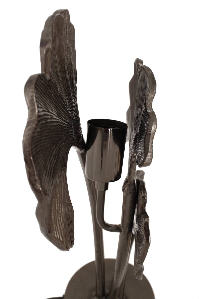 Kayoom Tischleuchte schwarz PVC Aluminium B/H/L: ca. 28x52x16 cm E27 1 Brennstellen