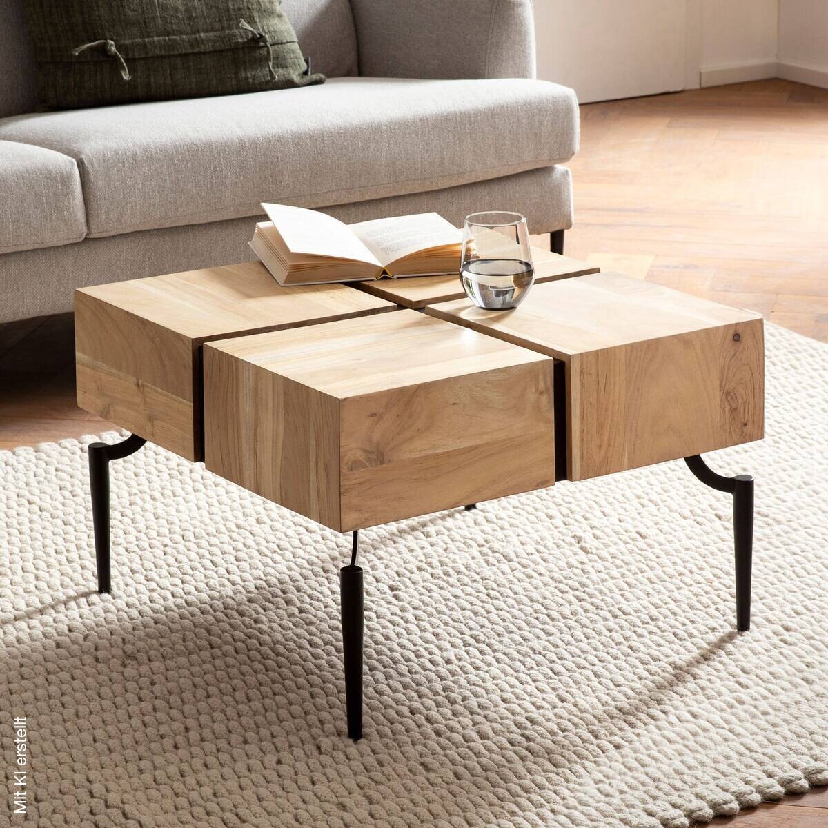 Couchtisch B/H/T: ca. 60x40x60 cm