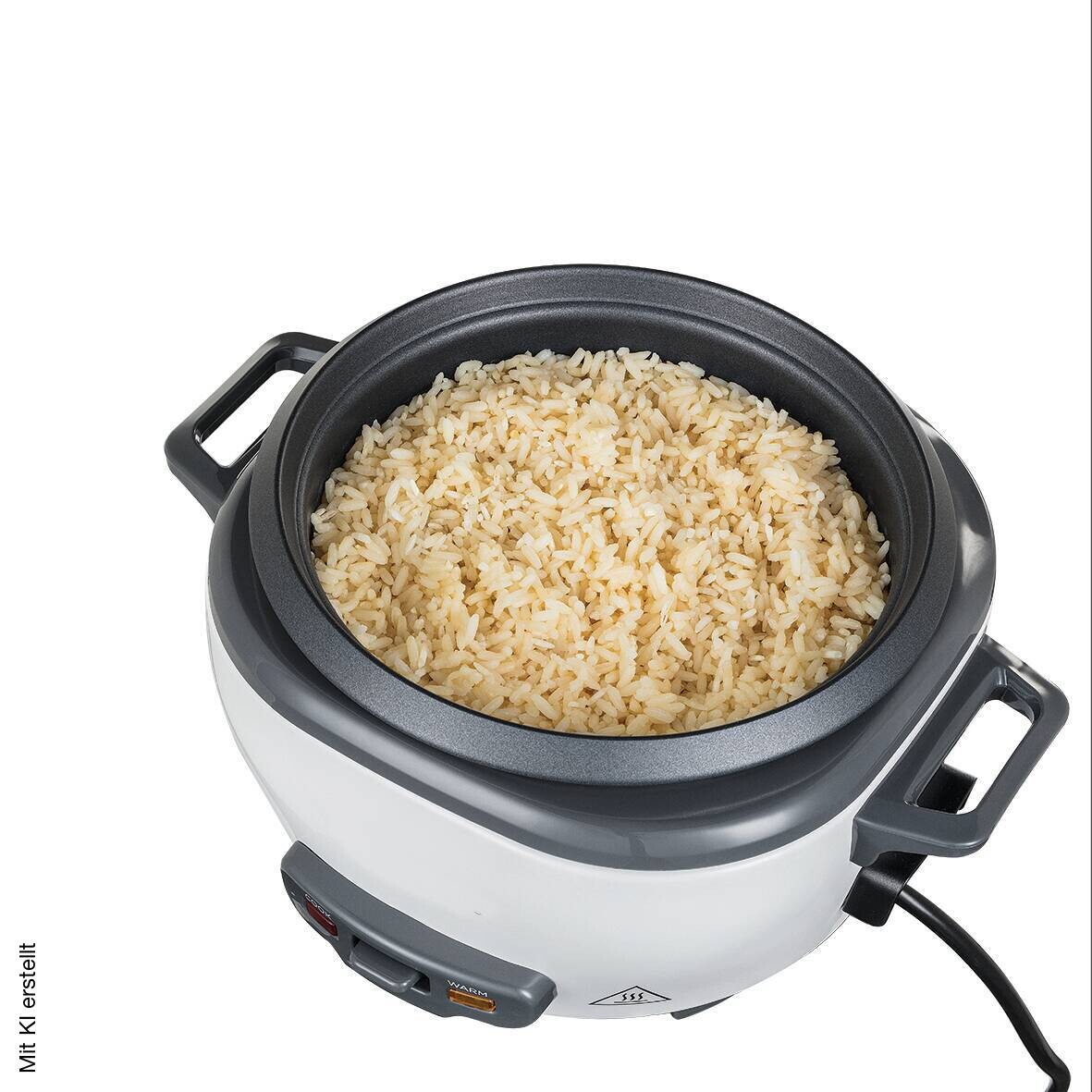 Russell Hobbs Reiskocher weiß Kunststoff Metall Glas B/H/L: ca. 21x19x15 cm