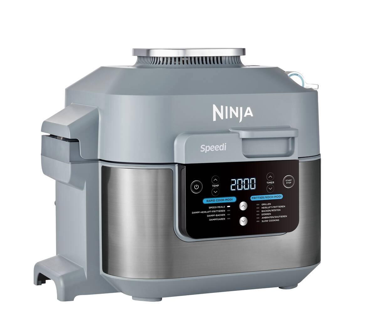 Ninja Heißluftfritteuse ON400EU grau Kunststoff B/H/L: ca. 33x31x35 cm ca. 5,7 l