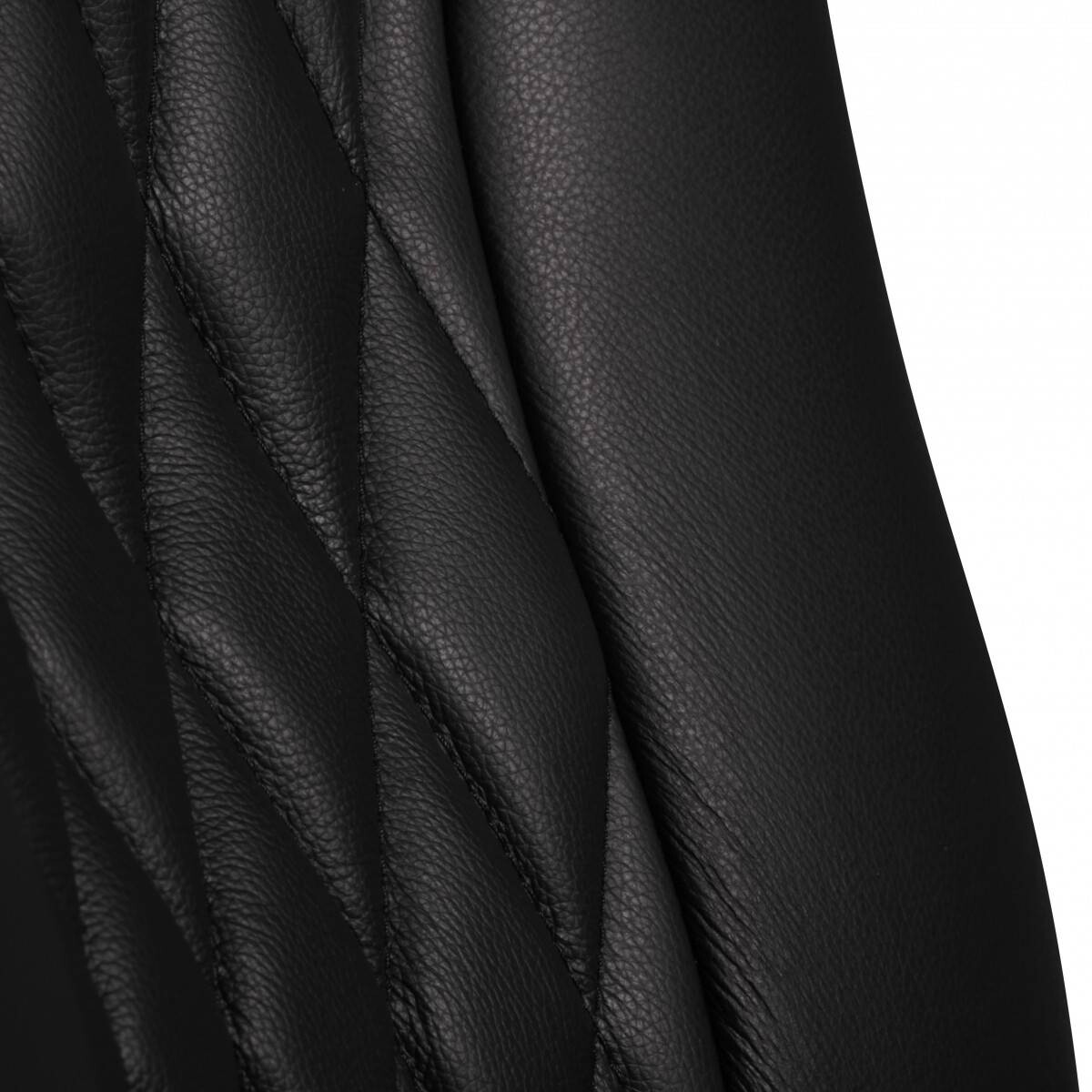 Drehstuhl schwarz Leder