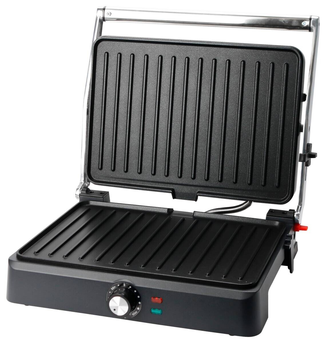 Emerio Kontaktgrill CG-130859.1 schwarz Metall B/H/T: ca. 39x14x34 cm