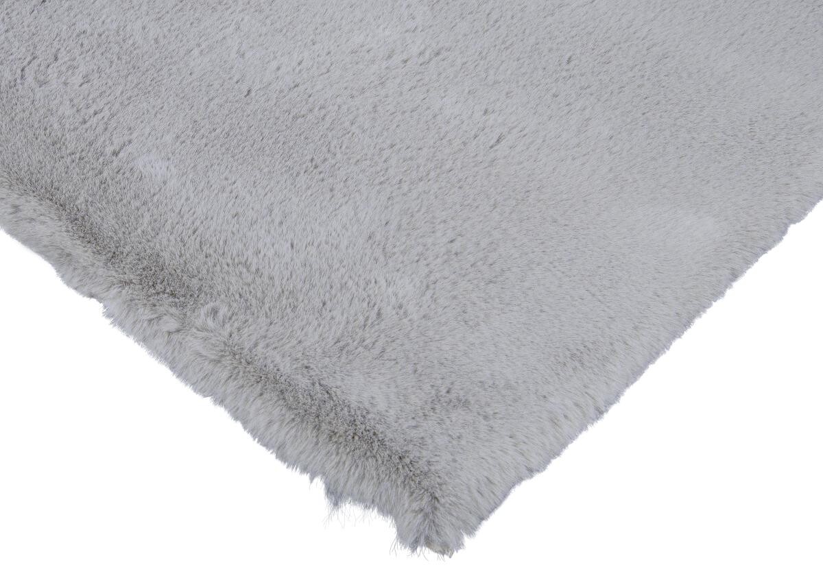Fellimitat Moyo silber B/L: ca. 120x160 cm