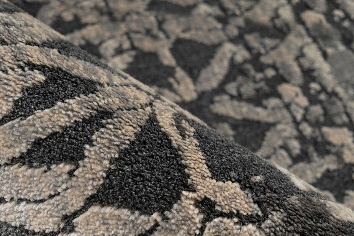 Kayoom Kurzflorteppich Adela 325 grau B/H/L: ca. 80x1,3x150 cm