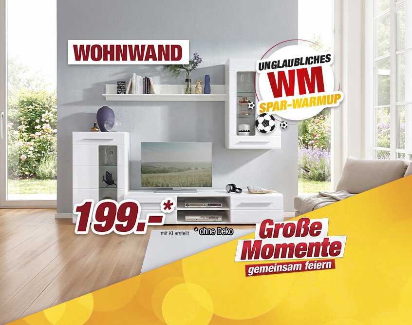 Unsere Werbe Highlights - Wohnwand Enrique