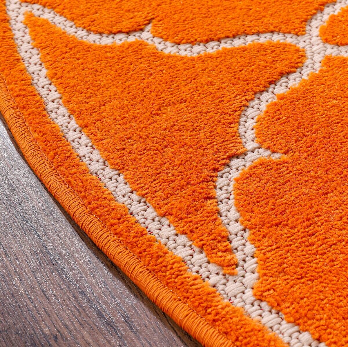 Sanat Outdoorteppich BERLIN orange B/L: ca. 200x200 cm