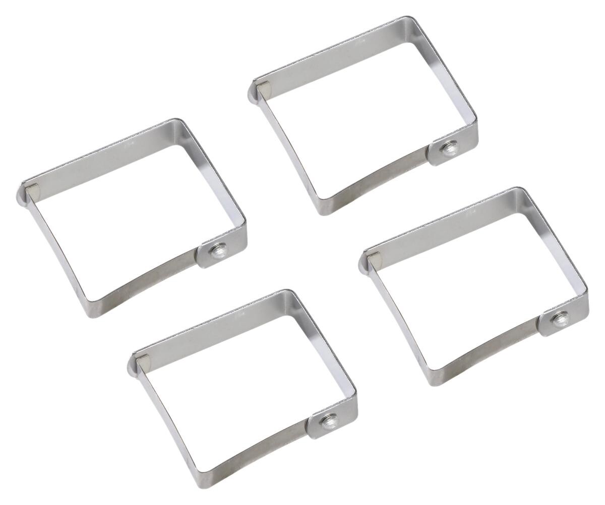 Tischtuschklammer silber Edelstahl