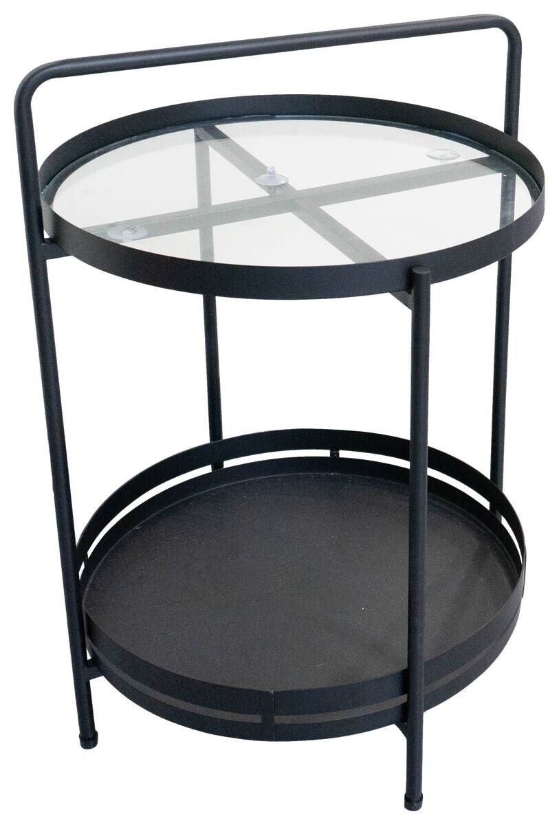 Beistelltisch Sabine schwarz H/D: ca. 60x40 cm