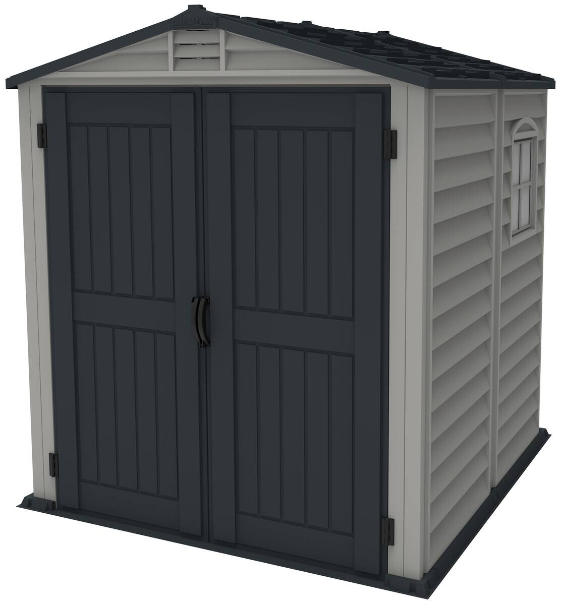 VCM Gerätehaus grau B/H/L: ca. 186x213x190 cm