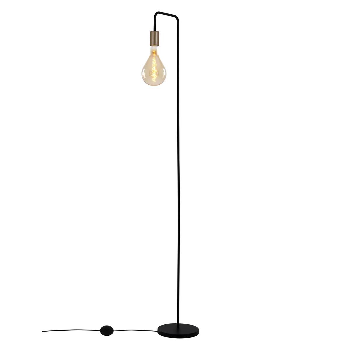 Näve Leuchten Stehlampe 2097222 schwarz Kunststoff Metall B/H/T: ca. 20,5x150x20,5 cm 1 Brennstellen