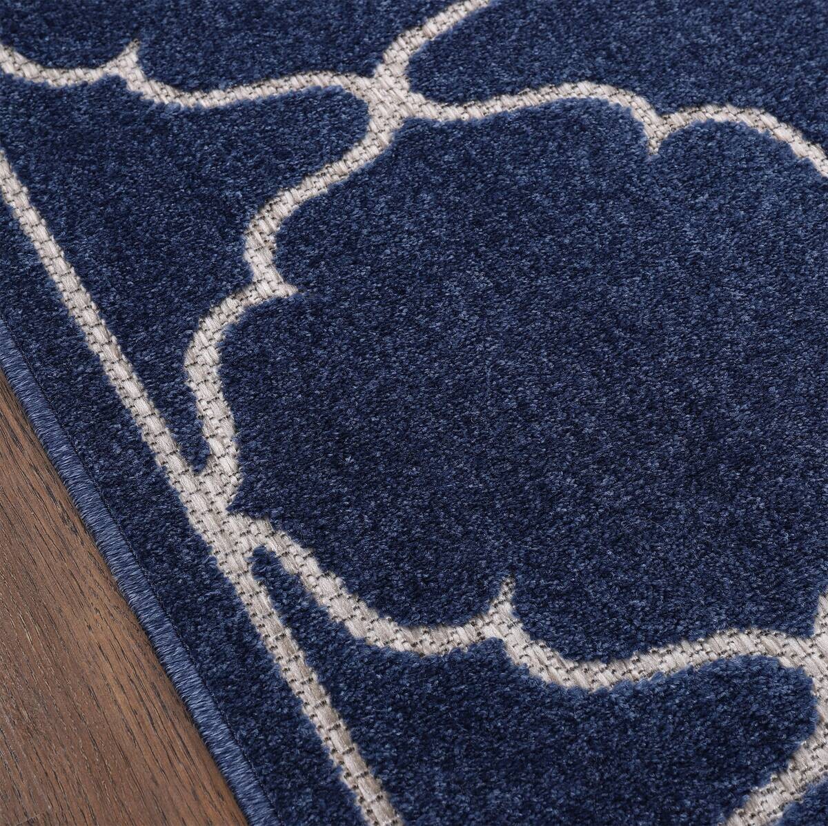 Sanat Outdoorteppich BERLIN blau B/L: ca. 140x200 cm