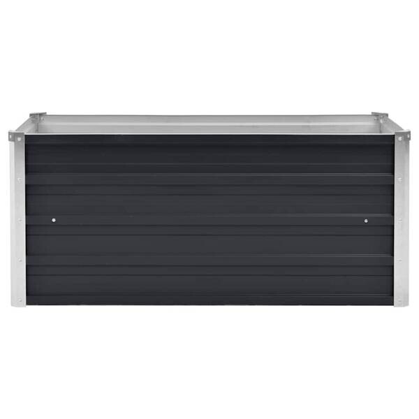 Hochbeet anthrazit Stahl B/H/L: ca. 40x45x100 cm