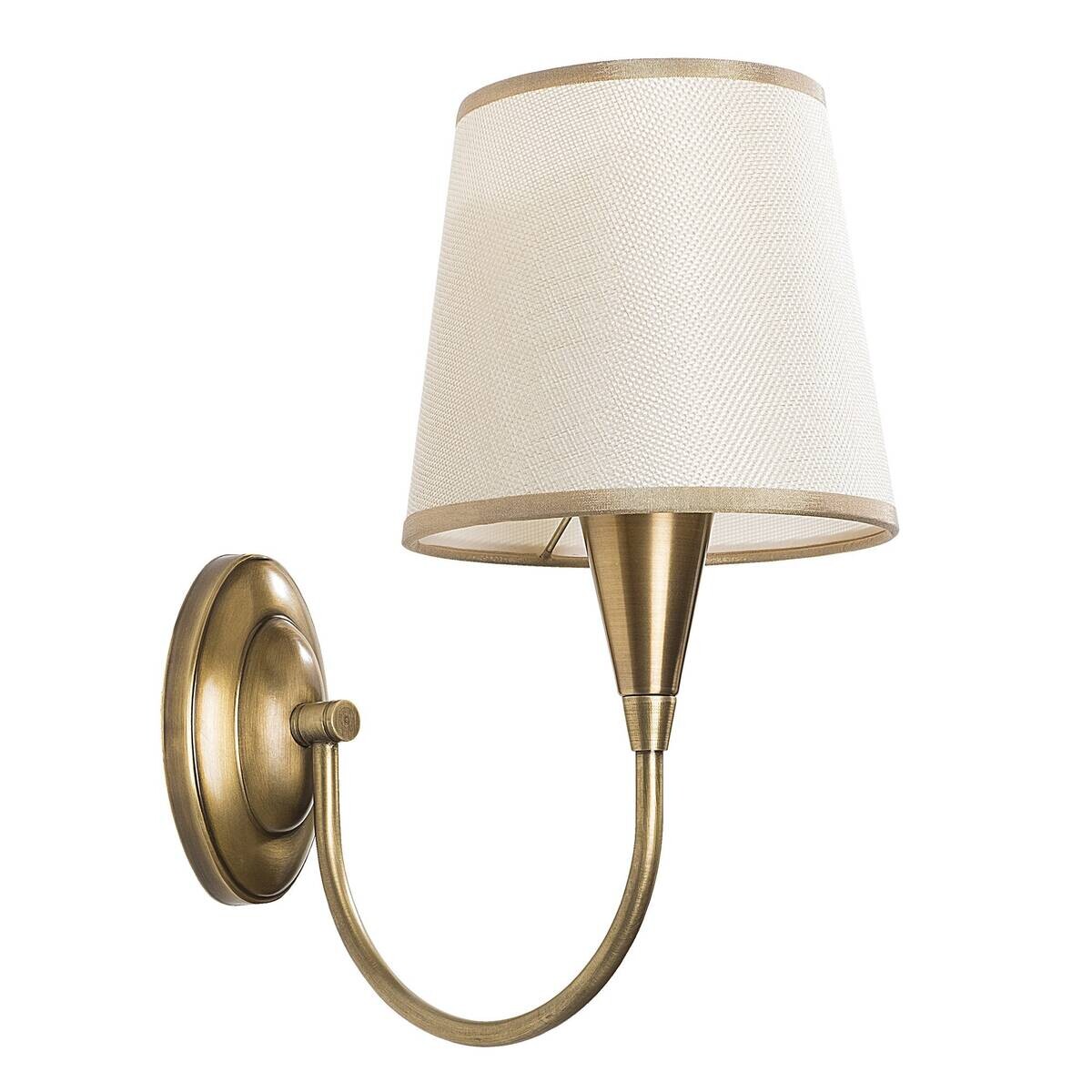 Opviq Wandleuchte Pardo bronze Stoff Metall B/H/T/L/D: ca. 28x31x28x16x16 cm E27 1 Brennstellen