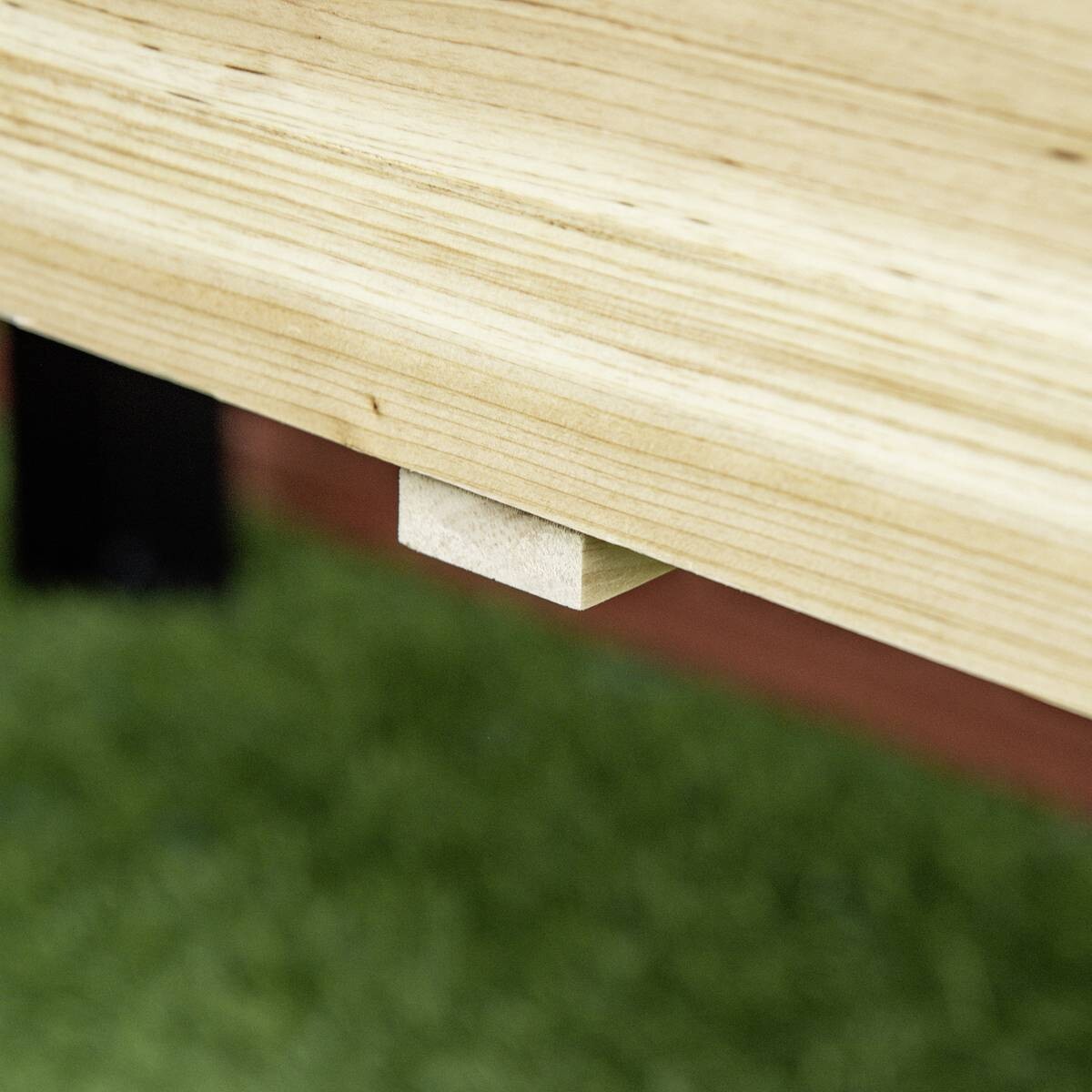 Outsunny Hochbeet schwarz Stahl B/H/L: ca. 60x74x120 cm