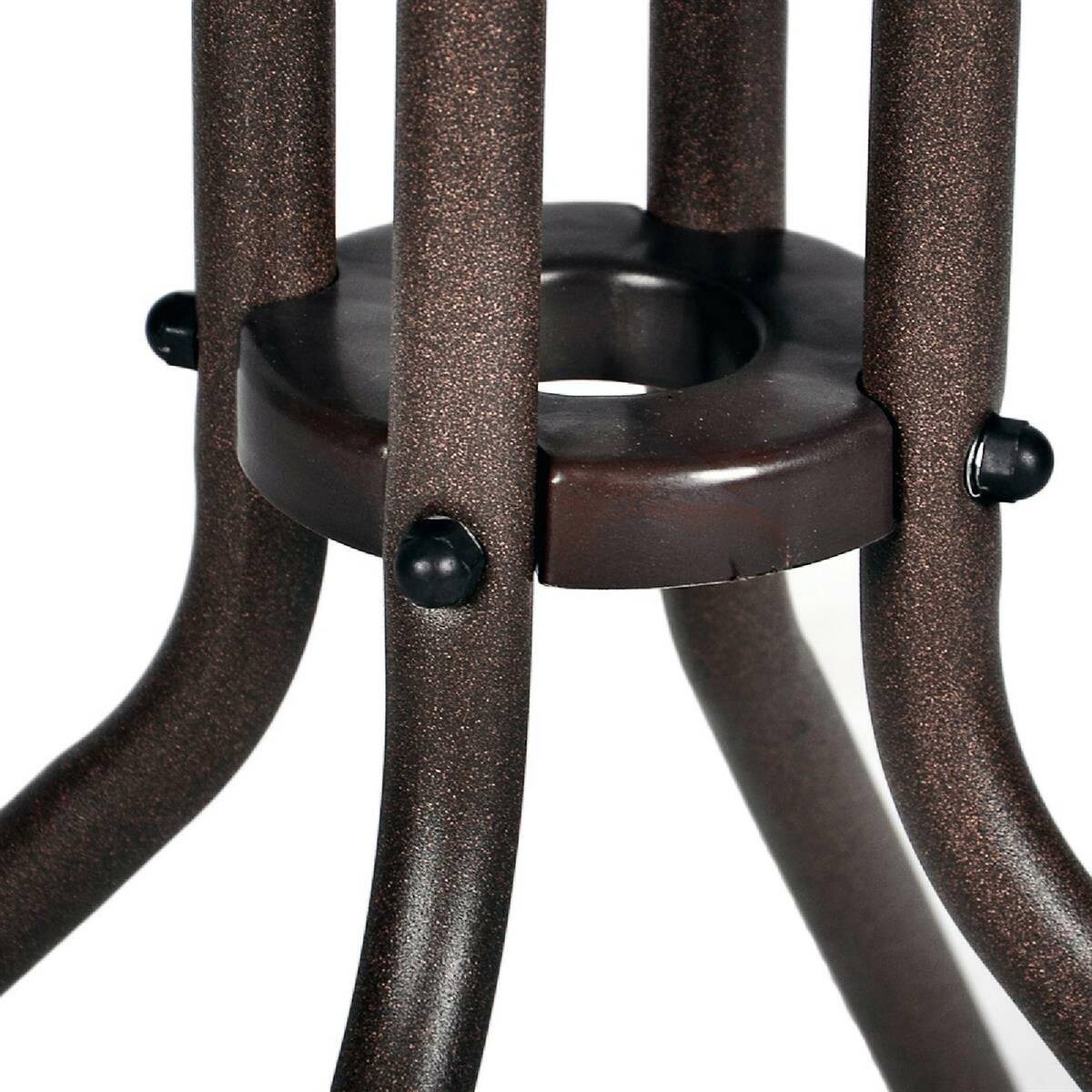 VCM Balkon-Set braun Polyrattan B/H/T: ca. 53x73x60 cm