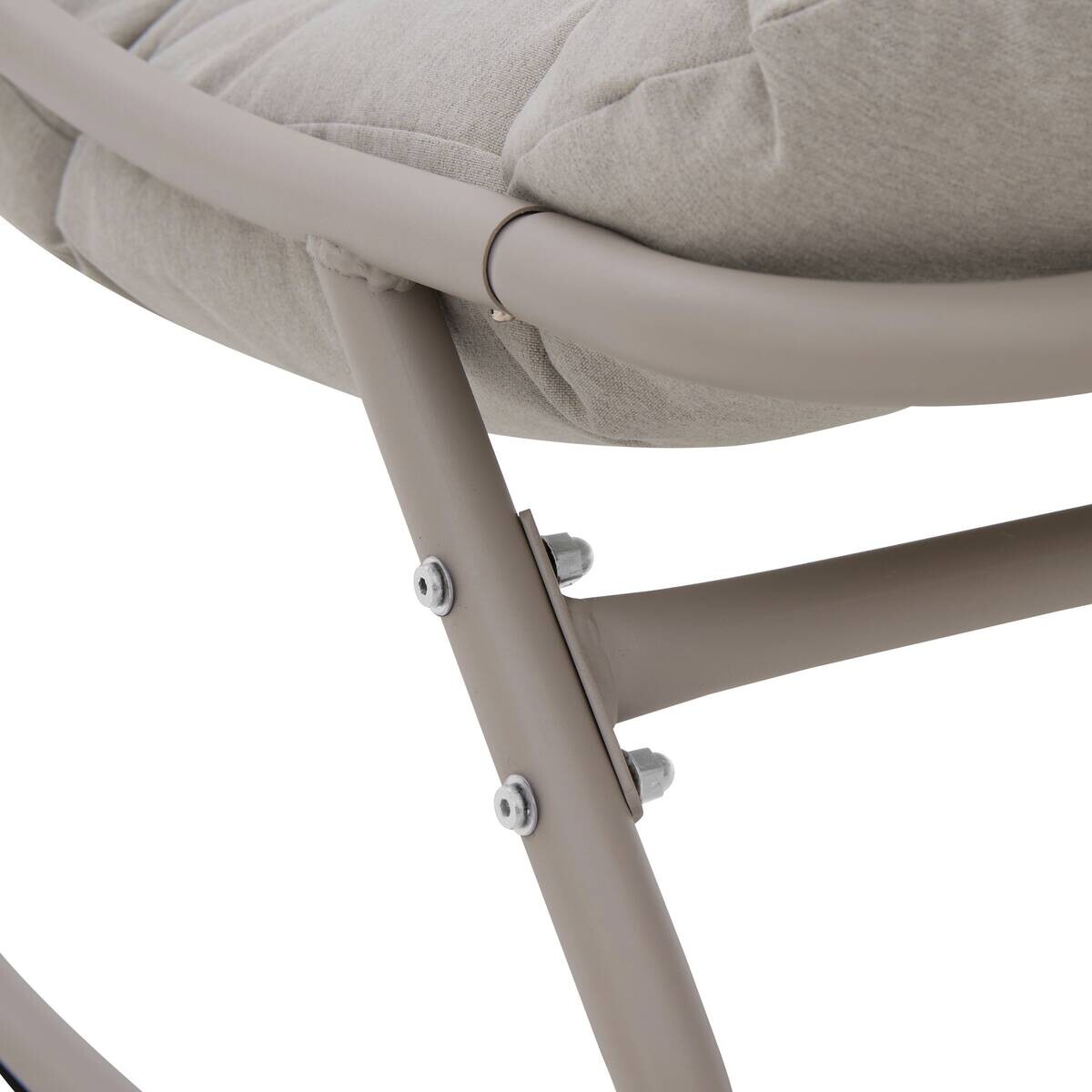 POCOline Gartenstuhl beige Polyester B/H/L: ca. 78x74x101 cm