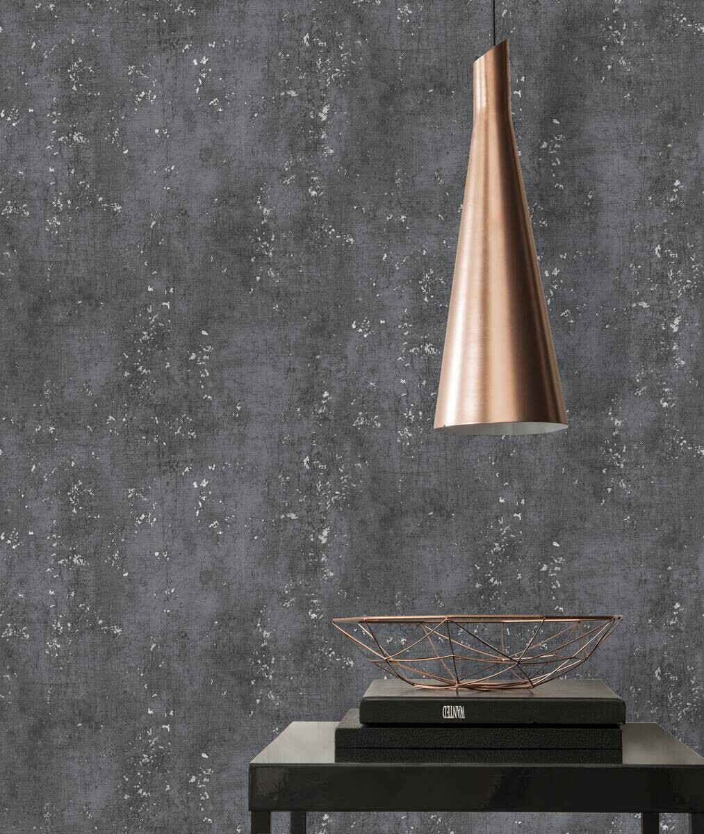 A.S.Creation Vliestapete schwarz B/H/D: ca. 53x1005x8 cm