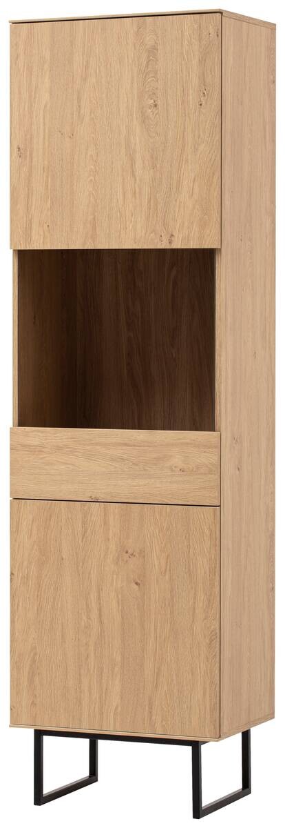 Vitrine Kalmar Oak Stone Nachbildung B/H/T: ca. 58x200x40 cm