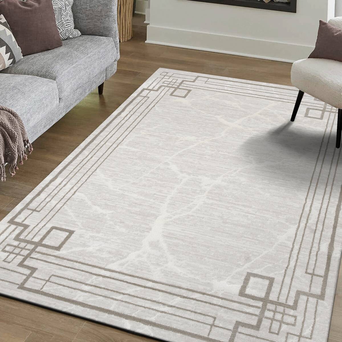 Sanat Teppich Harmony beige B/L: ca. 80x150 cm