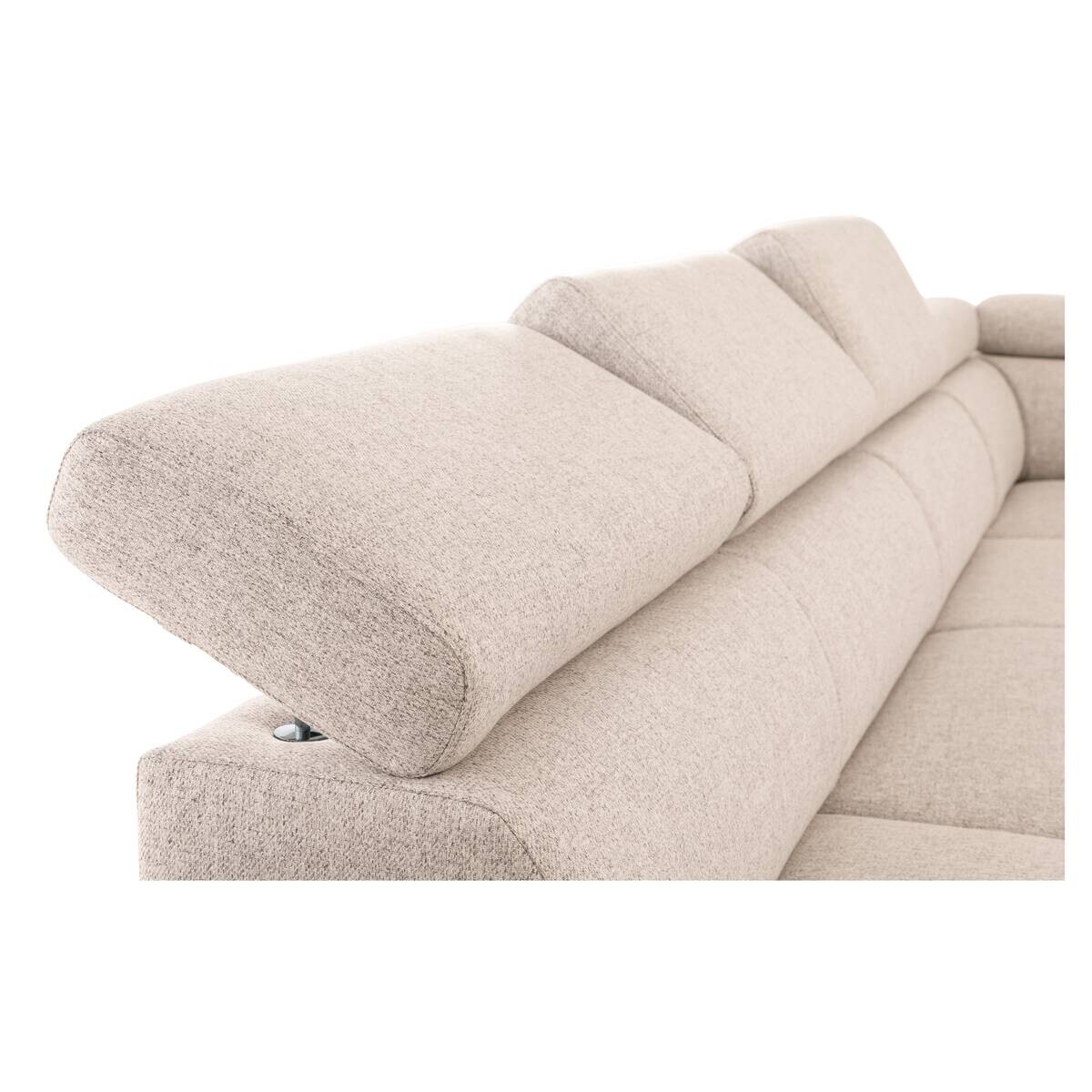 Wohnlandschaft beige Webstoff B/H/T: ca. 326x94x216 cm