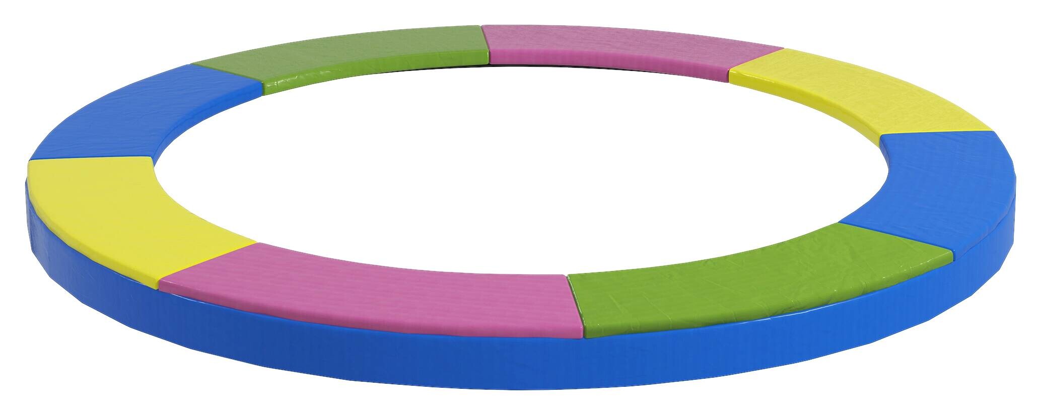 SPORTNOW Trampolin-Zubehör bunt B/H/L: ca. 244x244x30 cm