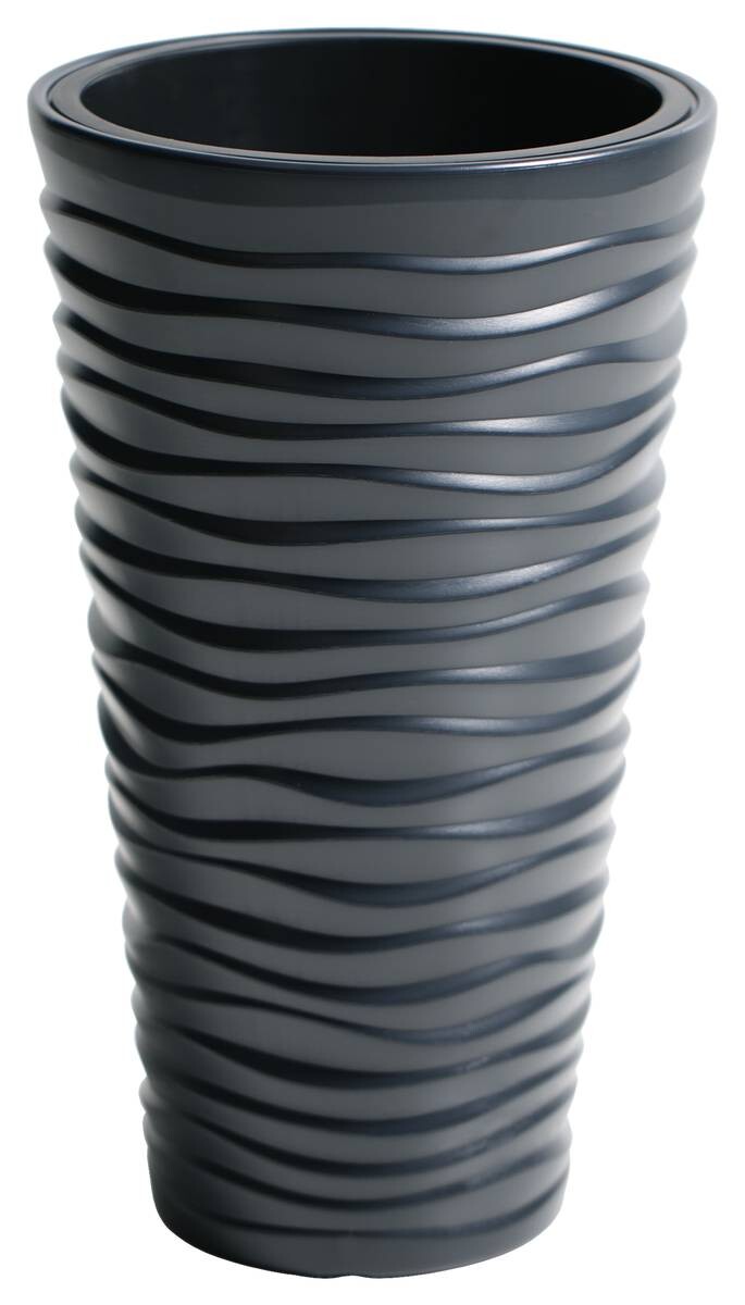 Prosperplast Pflanztopf Sand anthrazit Kunststoff H/D: ca. 52x30 cm