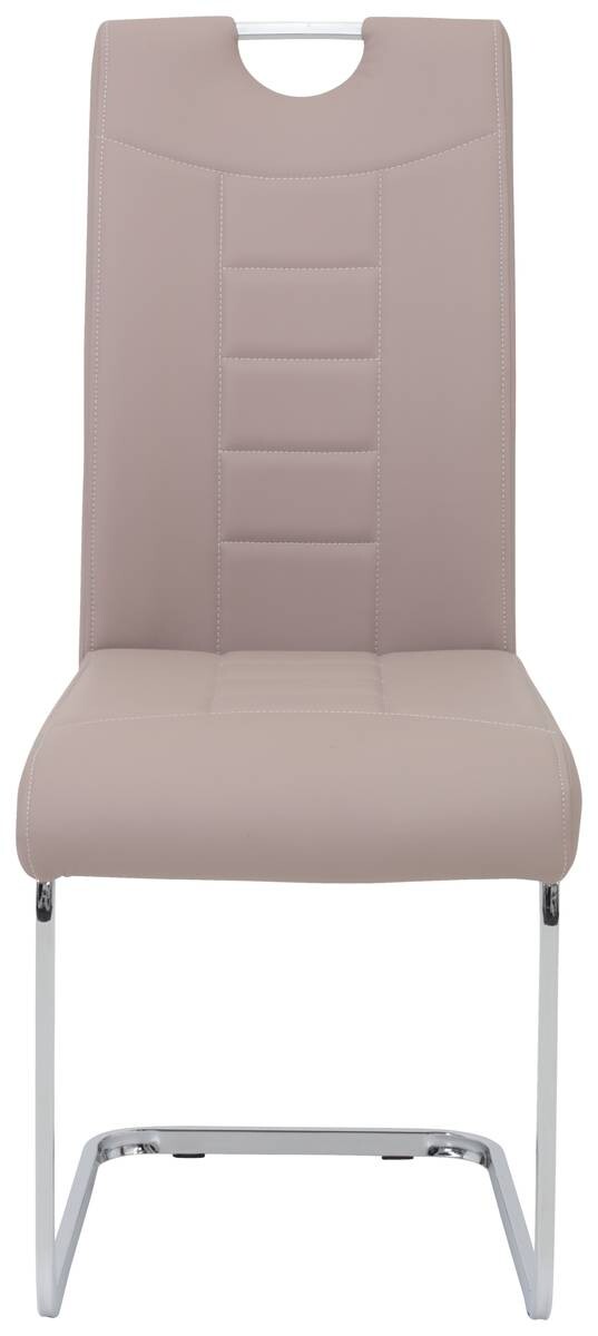 Schwingstuhl Ruby 4er Set Cappuccino Kunstleder B/H/T: ca. 44x103x60 cm