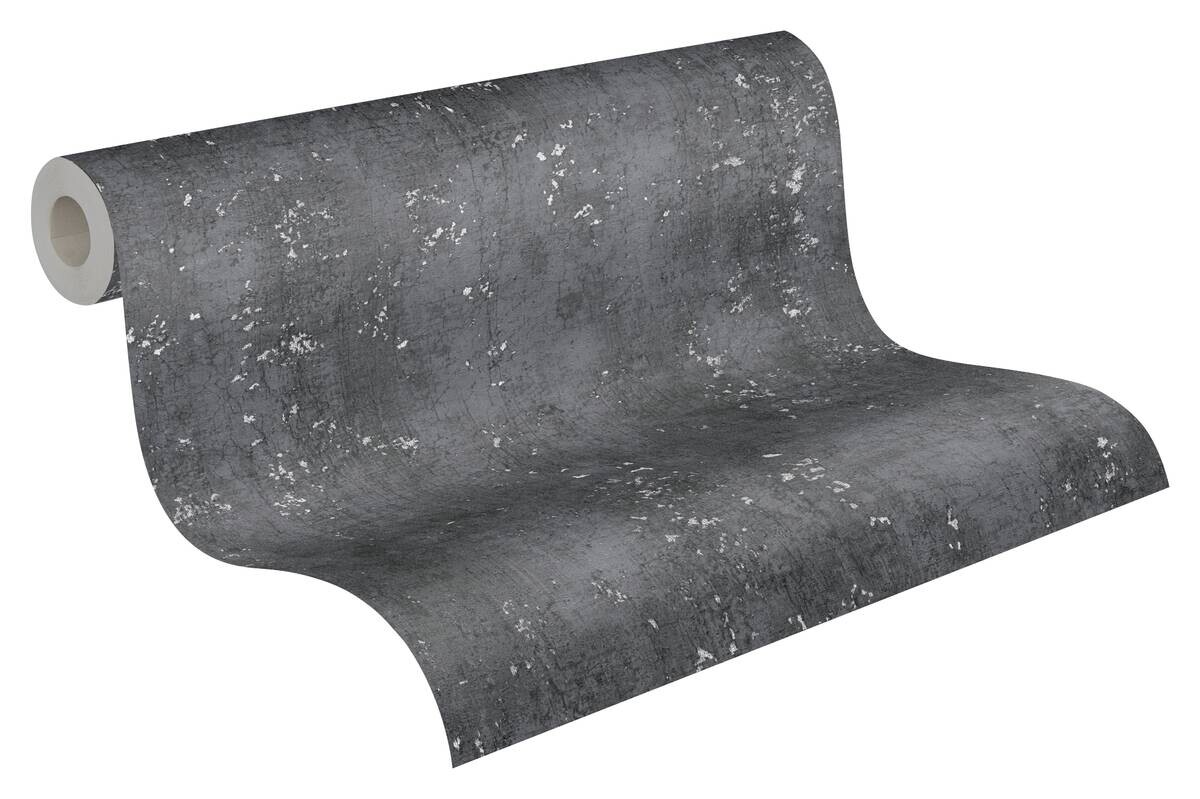 A.S.Creation Vliestapete schwarz B/H/D: ca. 53x1005x8 cm