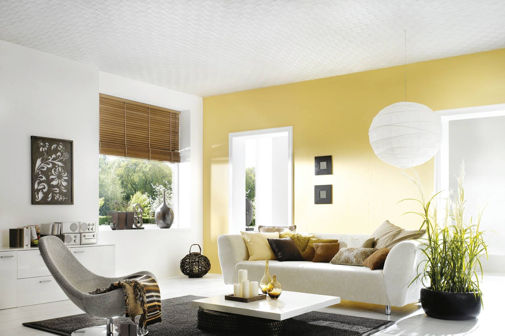 Deckenplatte weiß B/L: ca. 50x50 cm