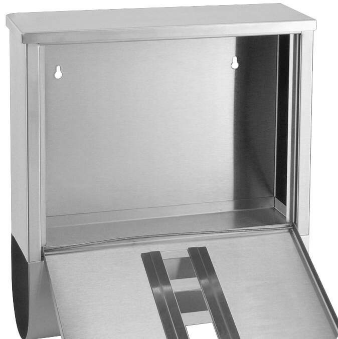 Briefkasten Edelstahl B/T/L: ca. 30,5x9,6x33,5 cm