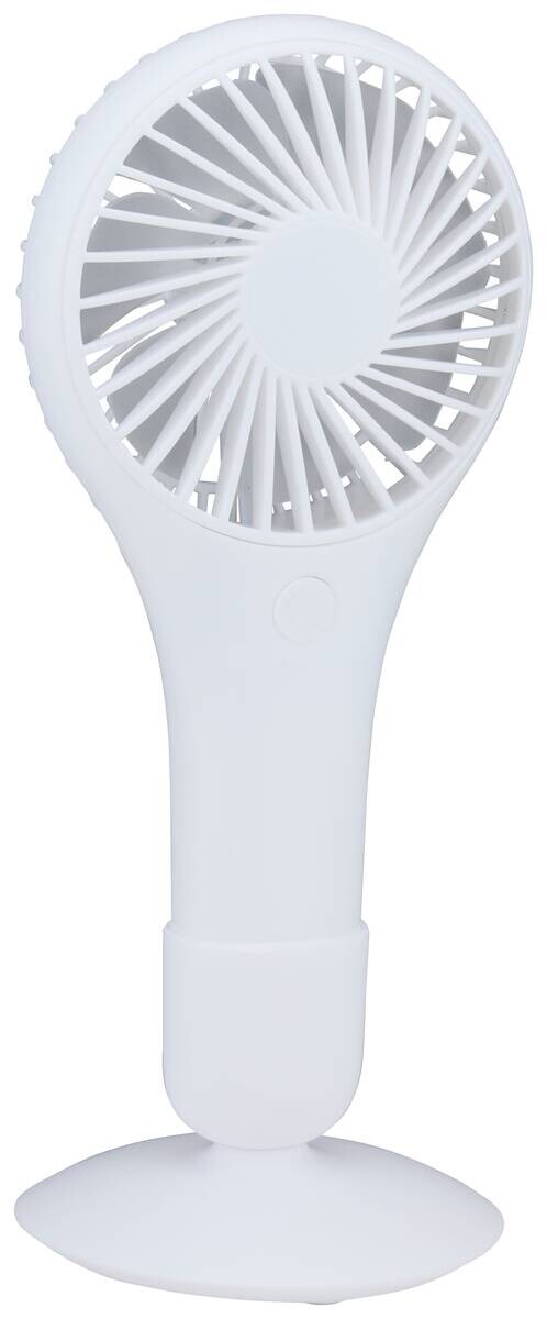 Tischventilator 871125250357 weiß Kunststoff B/H/L: ca. 9,5x3,5x19,5 cm