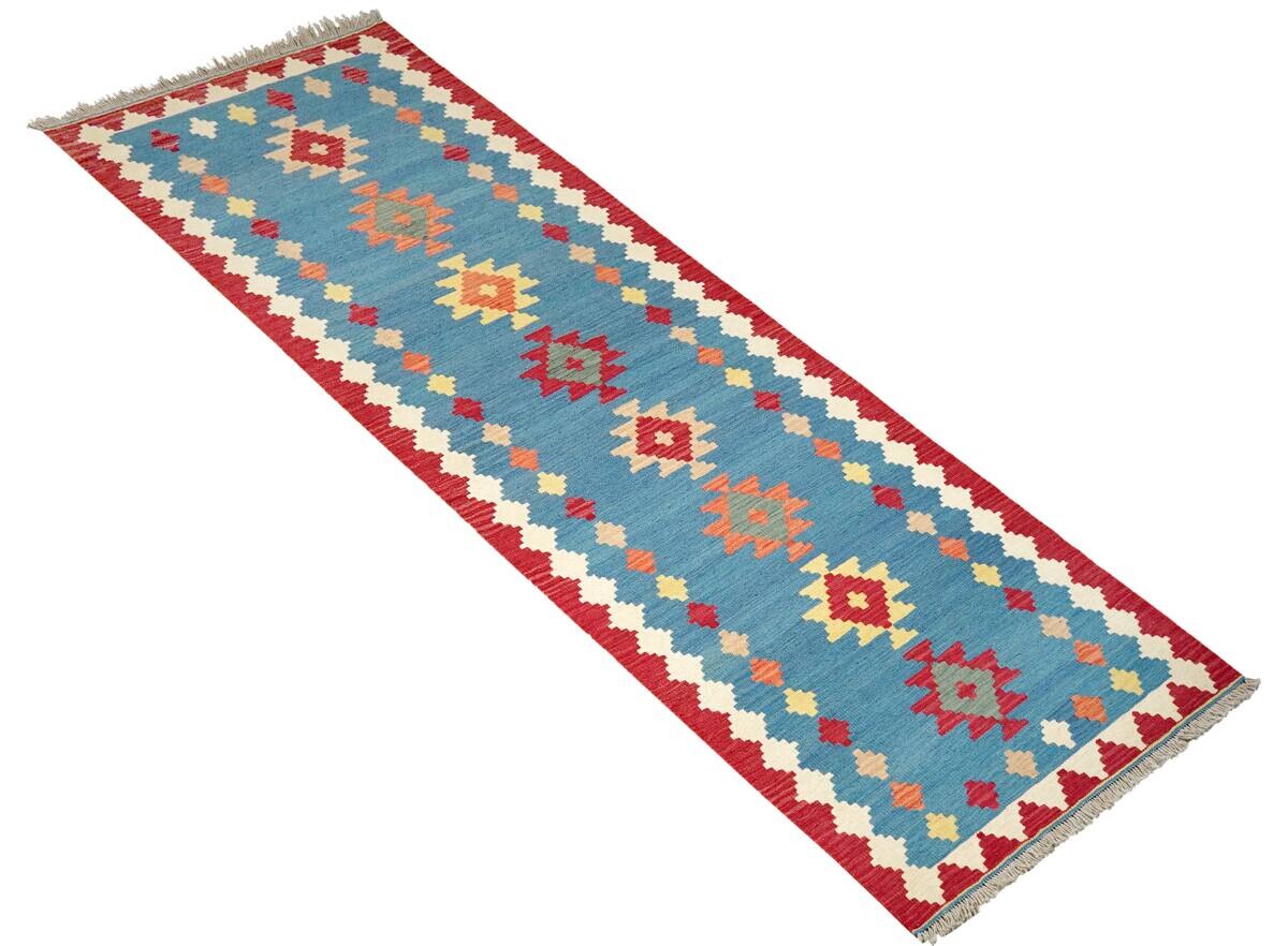 PersaTepp Teppich Kelim Gashgai blau B/H/L: ca. 85x1x298 cm