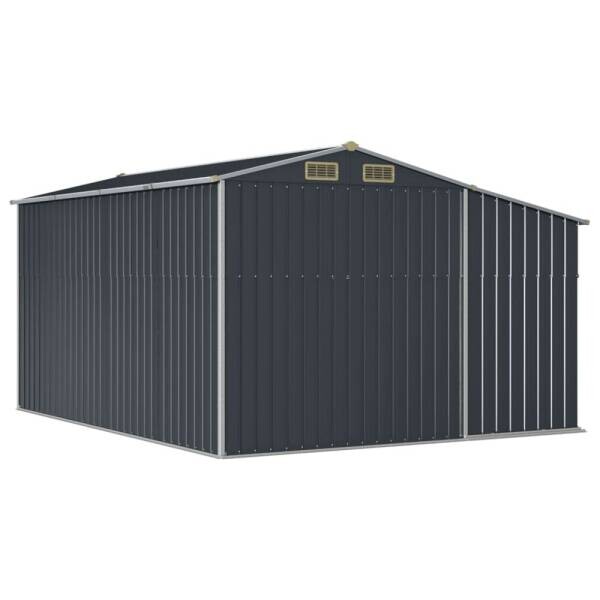 vidaXL Gartenhaus anthrazit