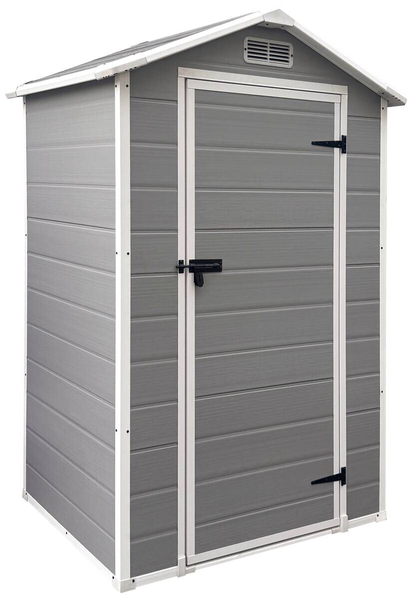 POCOline Gartenhaus Basic grau B/H/T: ca. 134x202x102 cm