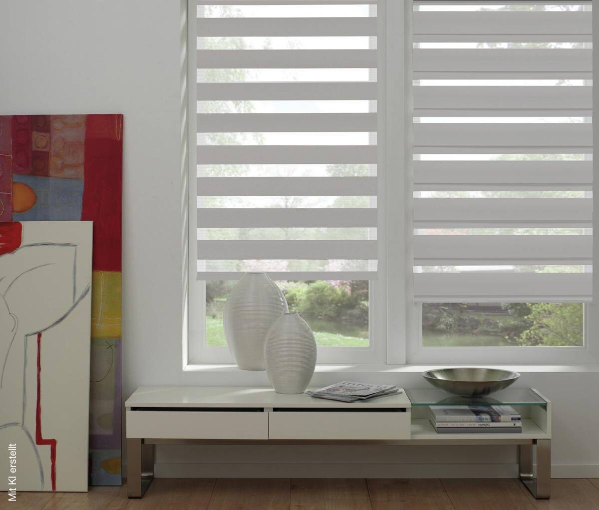 Doppelrollo Easyfix hellgrau B/L: ca. 65x150 cm