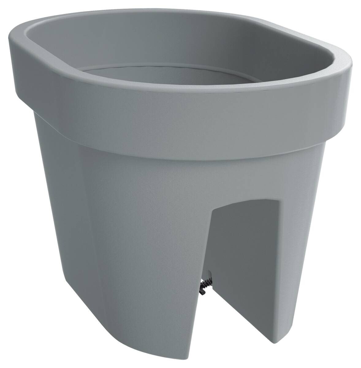 Prosperplast Pflanztopf steingrau Kunststoff H/D: ca. 23x25 cm