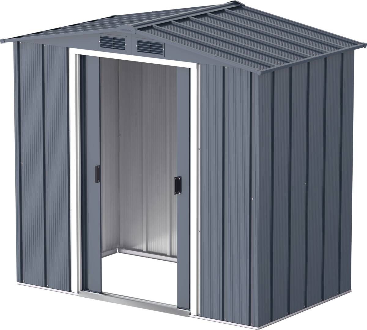 VCM Gerätehaus anthrazit B/H/L: ca. 202x181x113 cm