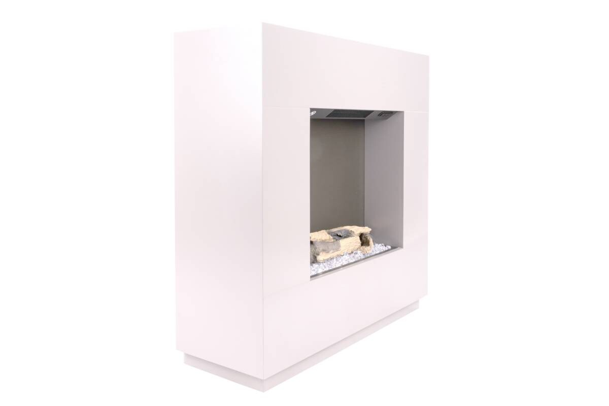 BHP Elektrischer-Kamin ESPEN BG00752 weiß MDF B/H/T: ca. 80x76x26 cm ca. 1500 W