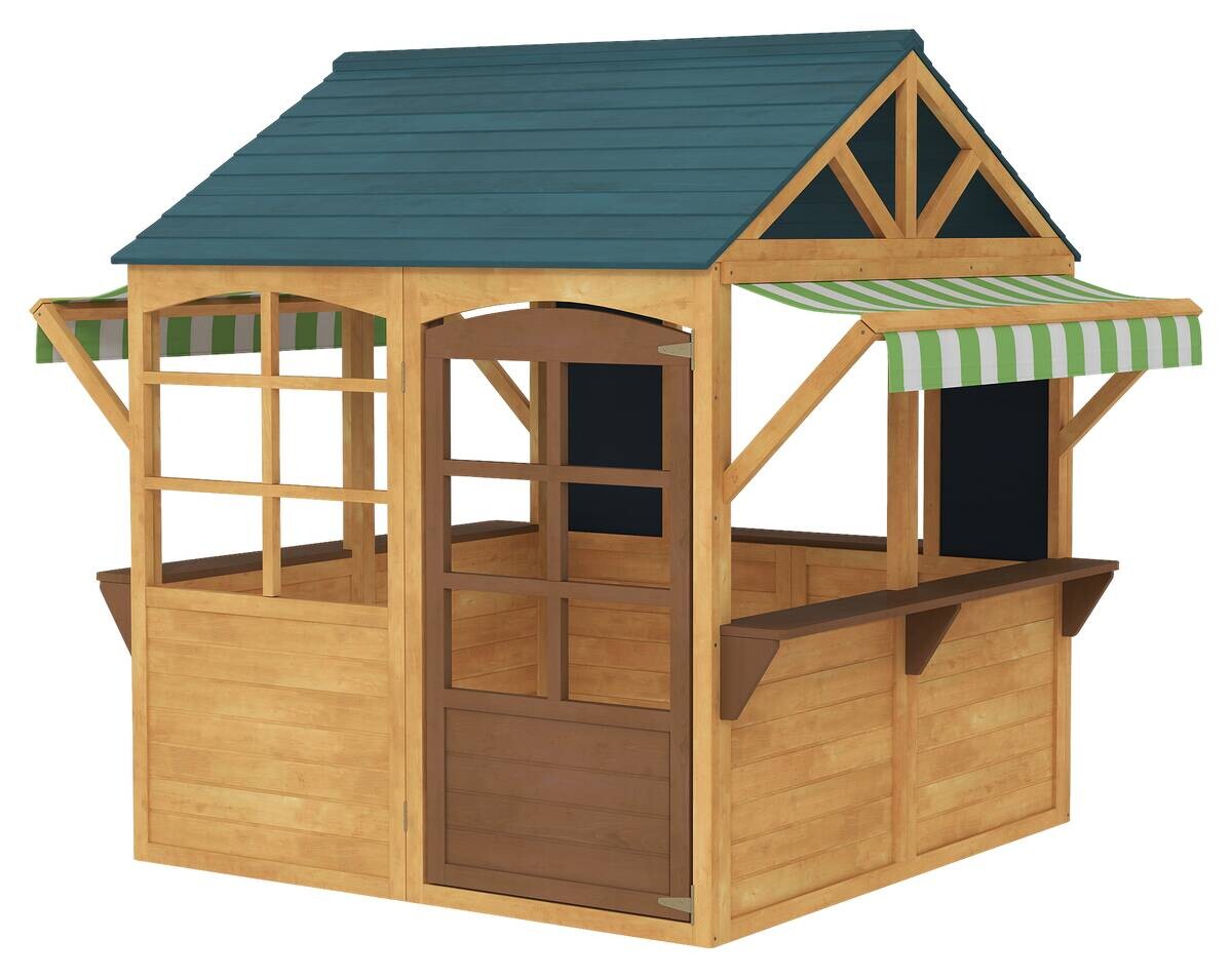 AIYAPLAY Kinderspielhaus braun B/H/L: ca. 117x144x173 cm