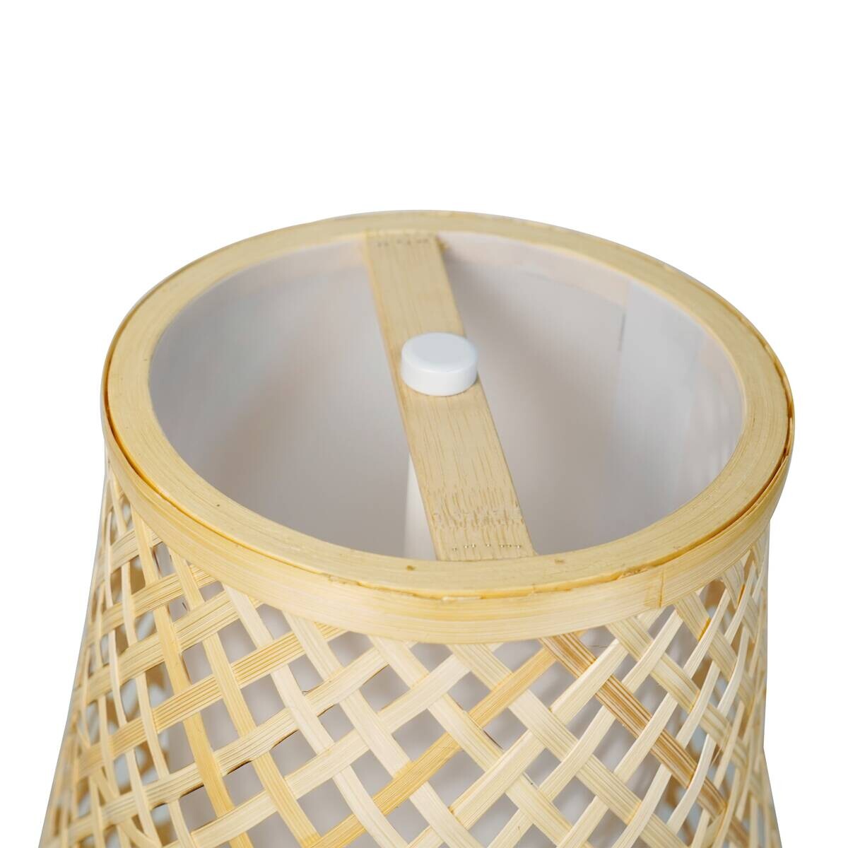 POCOline Stehleuchte Amaya Bambus H/D: ca. 120x30 cm E27 1 Brennstellen