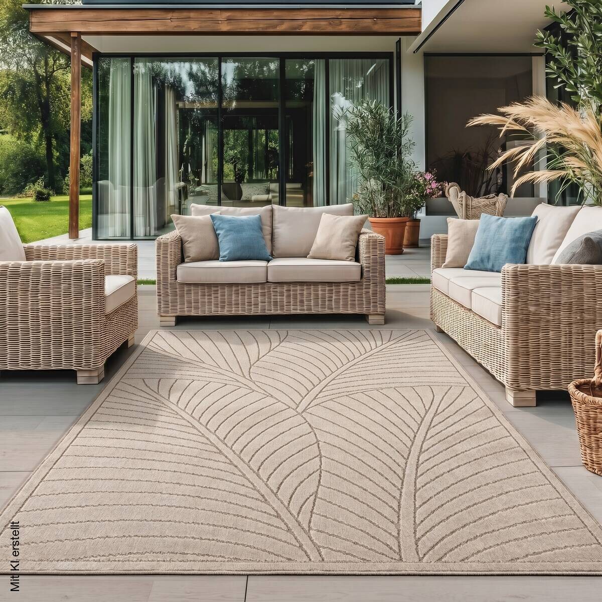 Ayyildiz Flachwebteppich NOVA beige B/L: ca. 160x230 cm