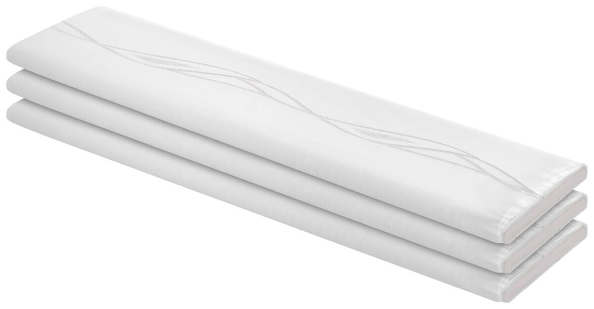 Store-Meterware Assos weiß weiß 100% Polyester H: ca. 300 cm