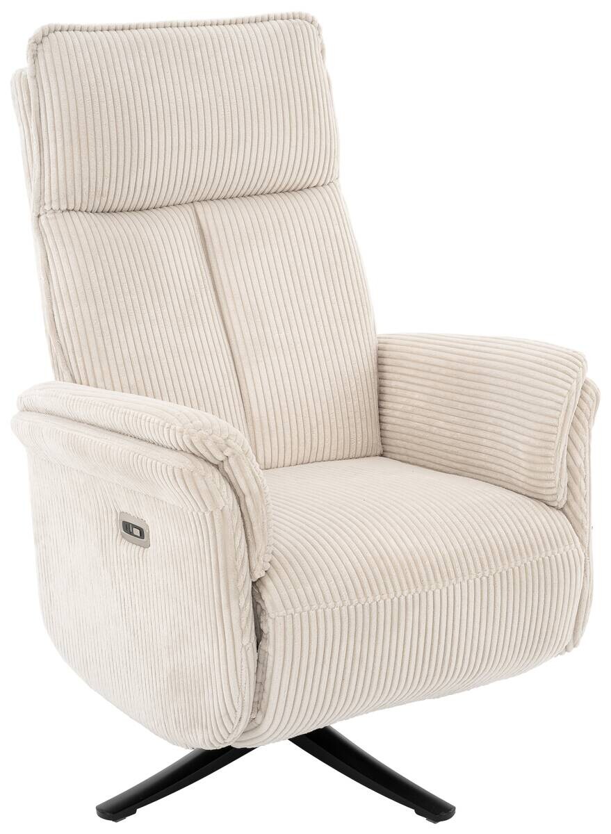 Relaxsessel creme Microfaser B/T: ca. 71x77 cm